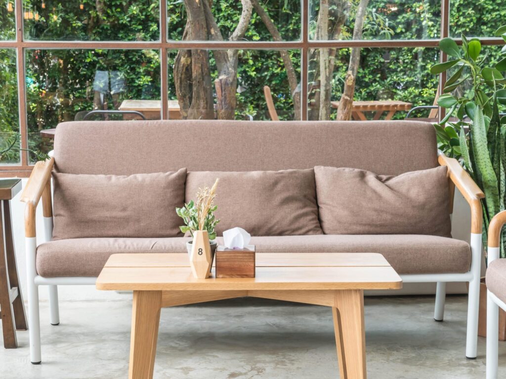 Cheap Sofa Upholstery 2 empty wood chair living room 1 scaled e1693777036127